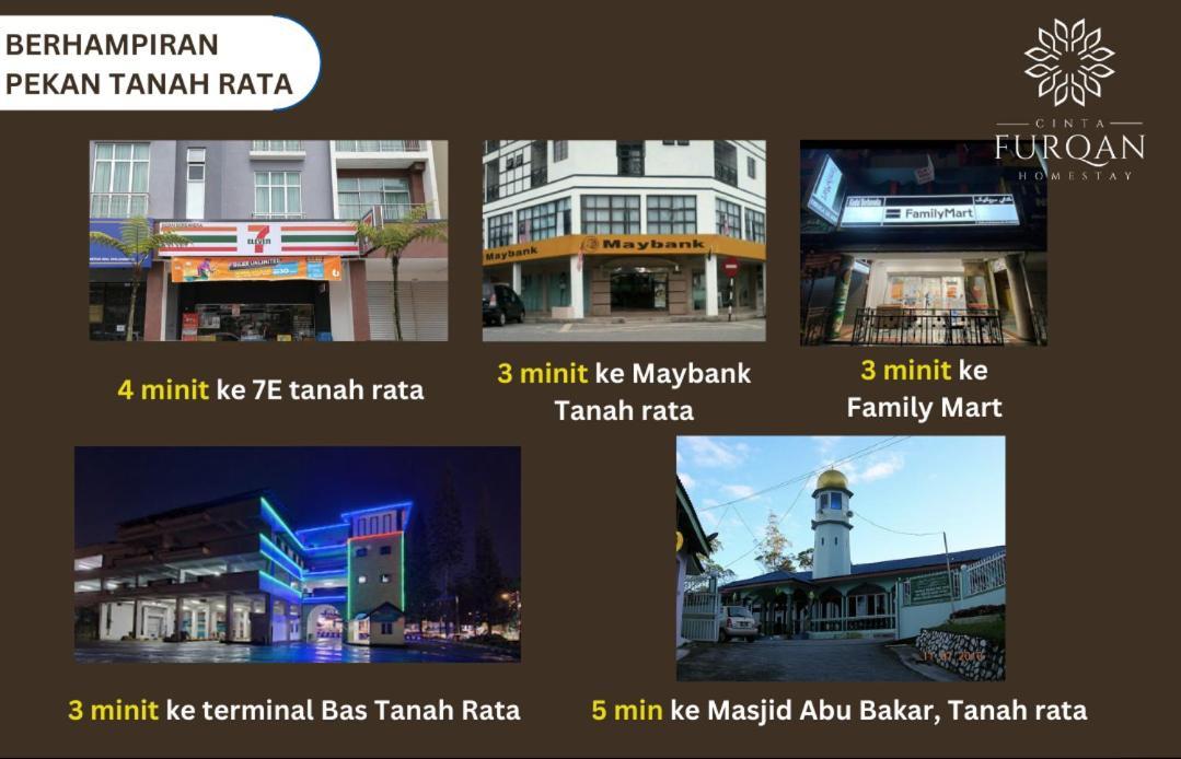 Homestay Cinta Furqan 1 - Apartment Cameron Highland Tanah Rata Zewnętrze zdjęcie